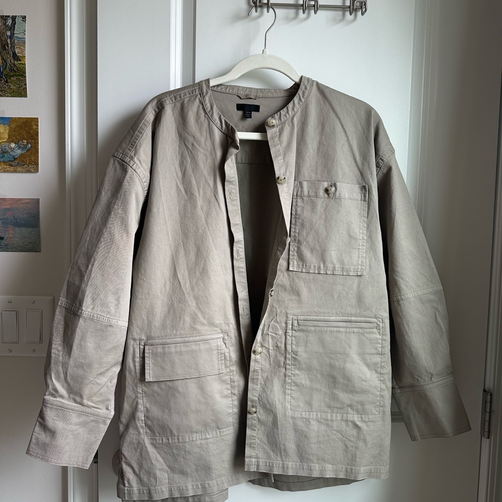 M&M'S Tan Lightweight Shirt Jacket
